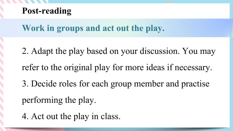 Unit 2 Lessons in life-Developing ideas Reading 2 课件05