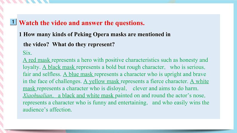 Unit 1 Face values Starting out & Understanding ideas课件03