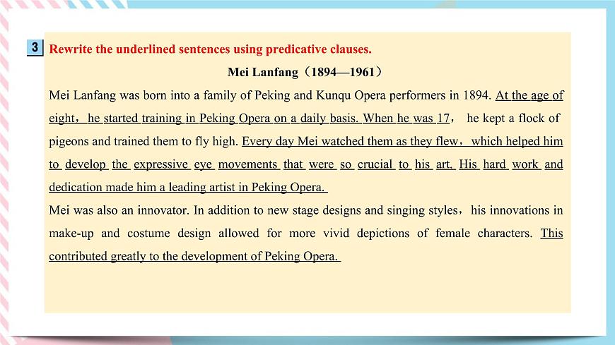 Unit 2 A life 's work  Using language(1)課件第6頁