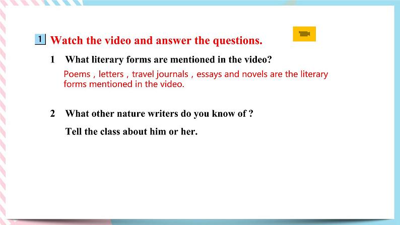 Unit 6 Nature in Words Starting out & Understanding ideas课件第3页