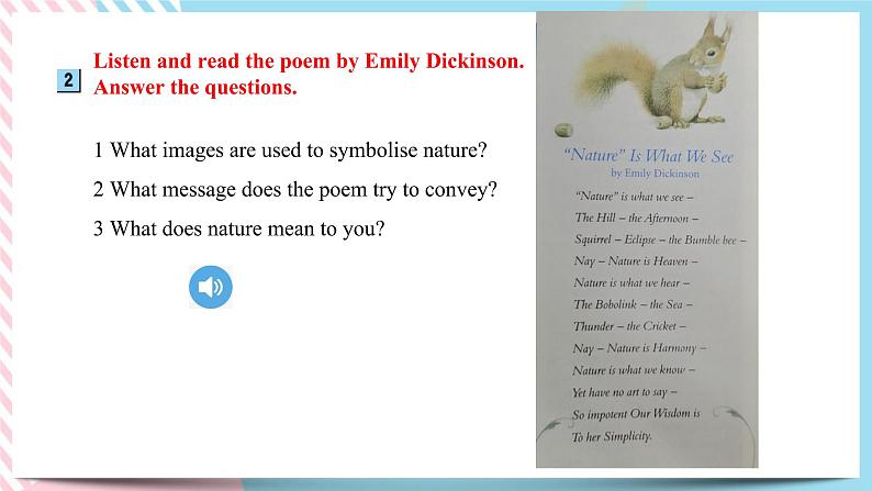 Unit 6 Nature in Words Starting out & Understanding ideas课件第6页