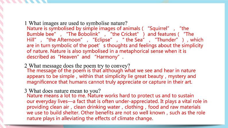 Unit 6 Nature in Words Starting out & Understanding ideas课件第7页