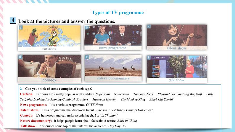 Unit 4 Stage and screen Using language (2)课件03