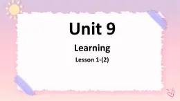 Unit9LearningLesson1ActiveLearning（2）课件-北师大版（2019）必修第三册