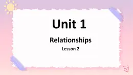 Unit 1 Relationships Lesson 2 How do we like teachers' feedback-课件-北师大版（2019）选择性必修第一册