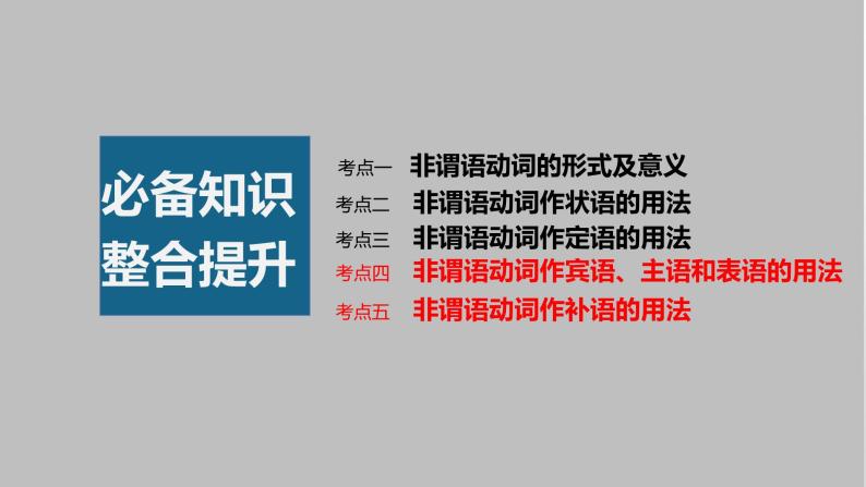 2023年高考英语一轮专题复习语法精讲：非谓语动词(2) 课件03