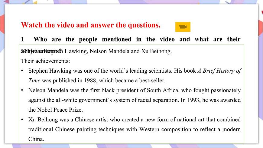 Unit 2 Onwards and upwards Starting out & Understanding ideas課件第6頁
