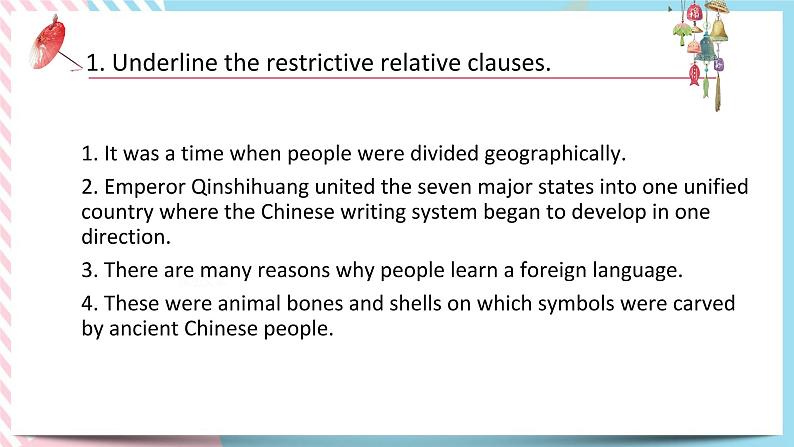 Unit 1 Cultural Heritage Discovering Useful Structures定语从句关系副词 课件08