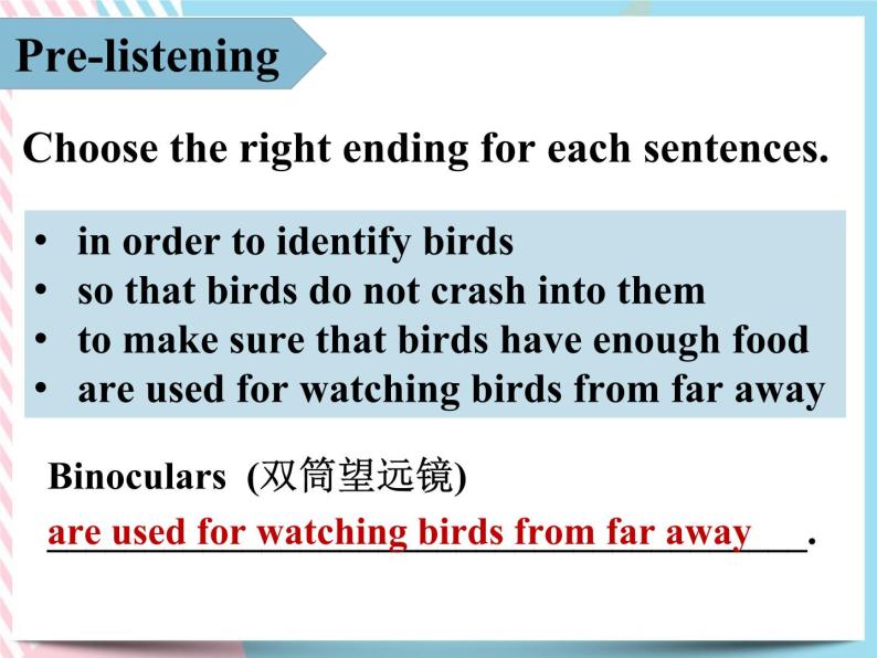 Unit 2 Wildlife Protection Listening and Talking 课件06
