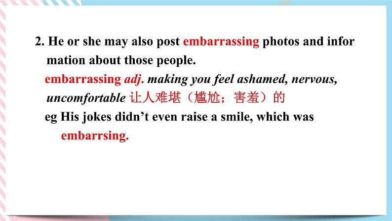 Unit 3 The internetReading for Writing 2个课件03