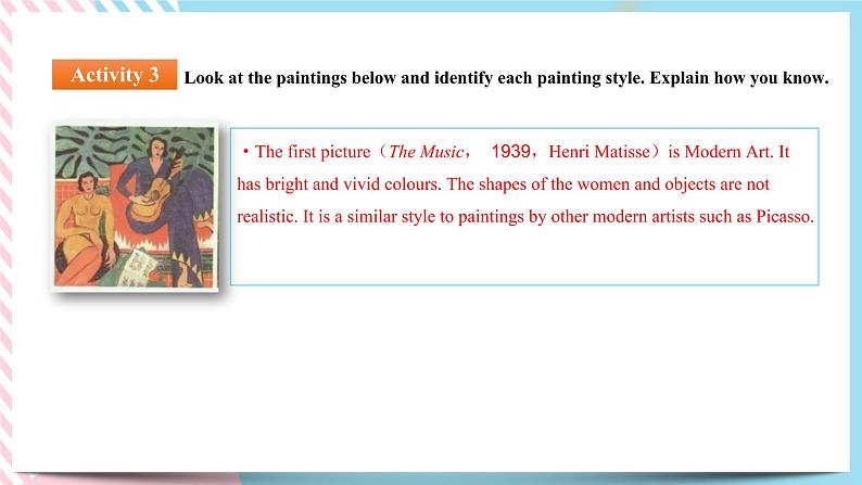 Unit 1 Art Assessing Your Progress课件05