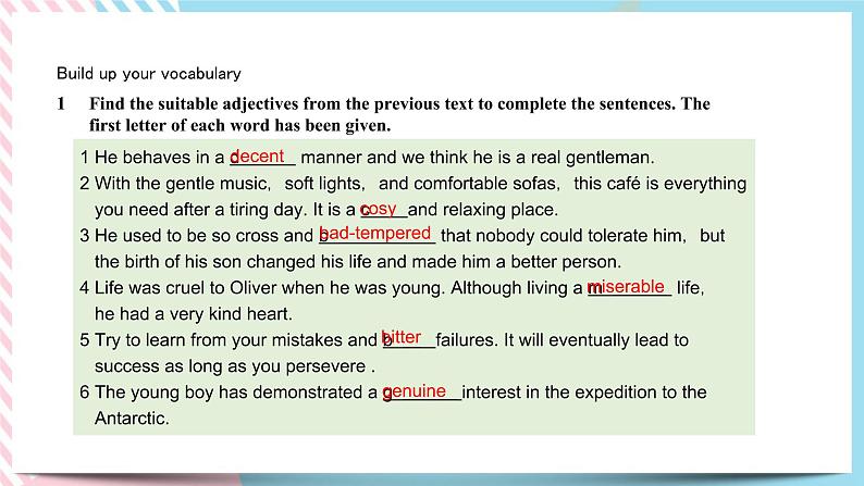 Unit 4 Adversity and Courage Learning About Language课件03
