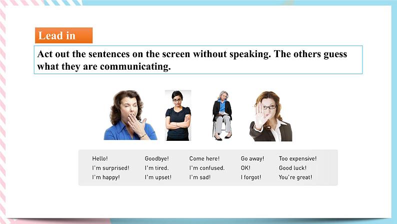 Unit 4 Body Language Reading and Thinking 课件第7页
