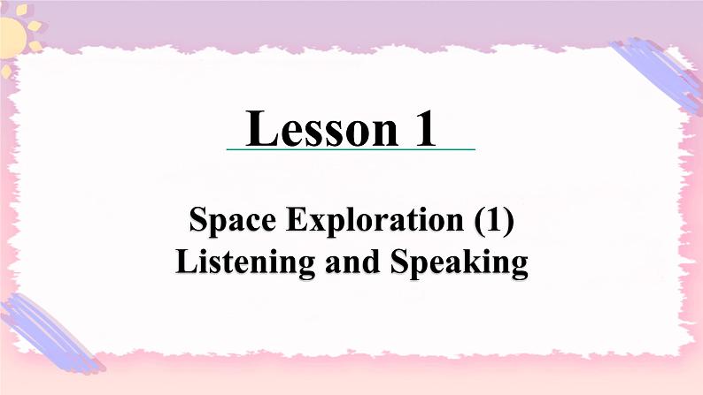 4.1 unit 4 Listening and Speaking 课件第2页