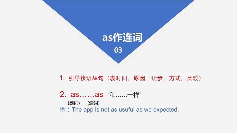 2023届高考英语二轮复习as的用法课件第5页