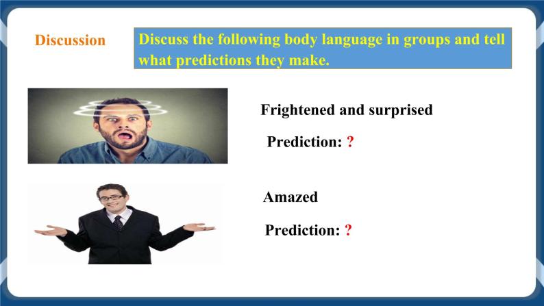 人教版 2019 高中选择性必修1英语 Unit4 Body language Period 4 Explore body language 课件+教案+音视频06