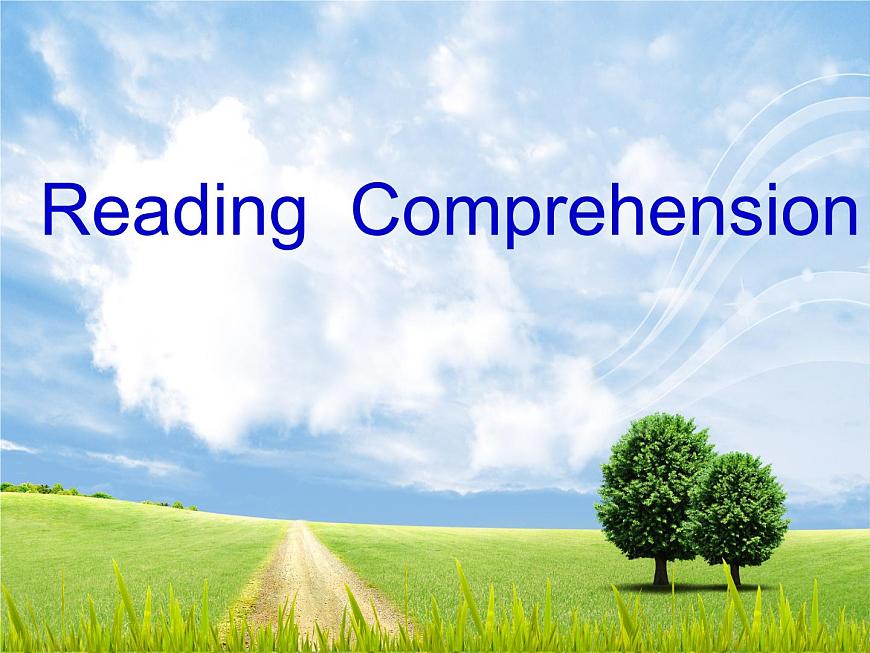 2023屆高考英語二輪復(fù)習(xí)閱讀理解公開課Reading Comprehension課件第1頁(yè)