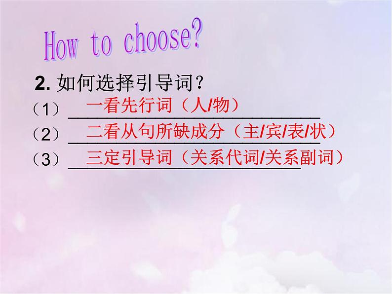 2023届高考英语二轮复习定语从句课件405