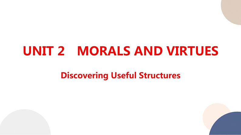 UNIT 2 Discovering Useful Structures(课件PPT+同步练习)01