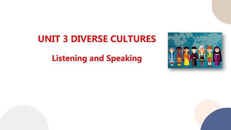 高中英语-必修第三册-人教版-UNIT 3 Listening and Speaking第1页