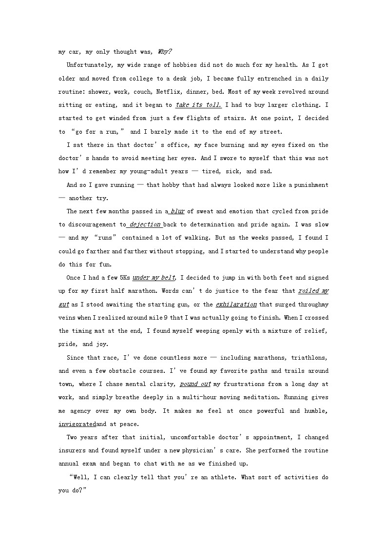 2023届高三英语二轮复习学案名著阅读之心灵鸡汤精选ANewLabel第2页