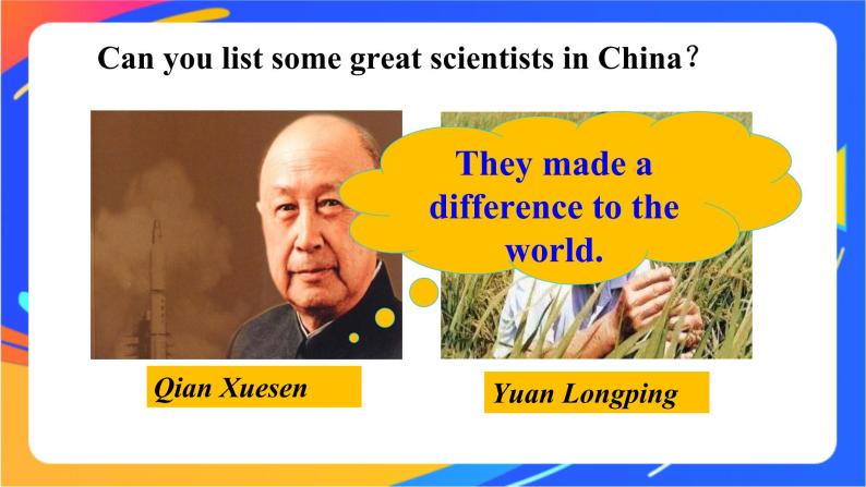 Unit 3 The world of science Starting out&Listening 课件03
