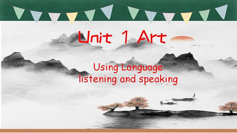 Unit 1 Listening and Speaking 课件-2022-2023学年高中英语人教版(2019)选择性必修第三册01