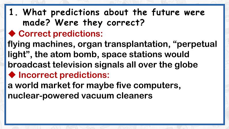 Unit 4 A glimpse of the future Understanding ideas 课件 -2022-2023学年外研版高中英语选择性必修第三册第6页