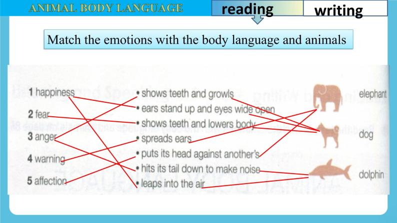 Unit 4 Body Language Reading for Writing课件07