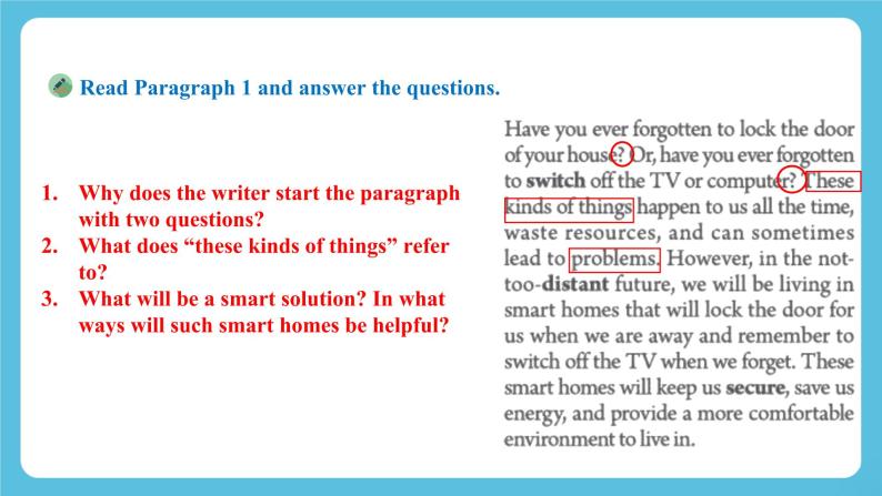 Unit 2 Looking into the Future  Reading and Thinking课件08