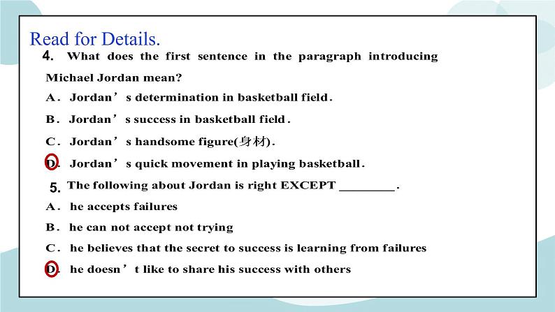 Unit 3 Sports and Fitness 第1课时 Reading and Thinking 课件+练习08