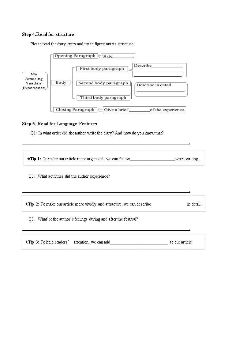 U1 Period 5 Reading for Writing 课件+教案+学案+练习+素材02