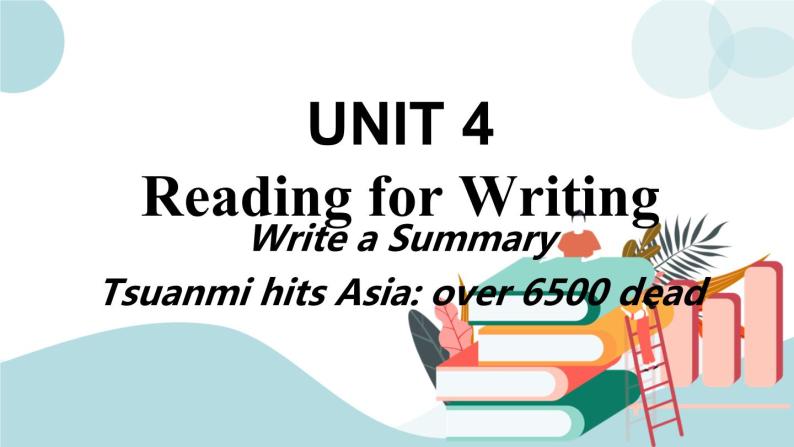 Unit 4 第四课时 Reading for Writing 课件01