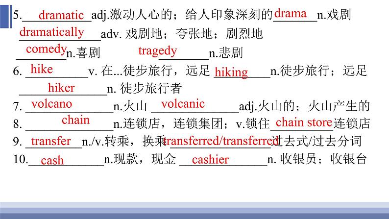 Unit 5 On the road 知识清单课件+-2022-2023学年高中英语外研版(2019)必修第二册04