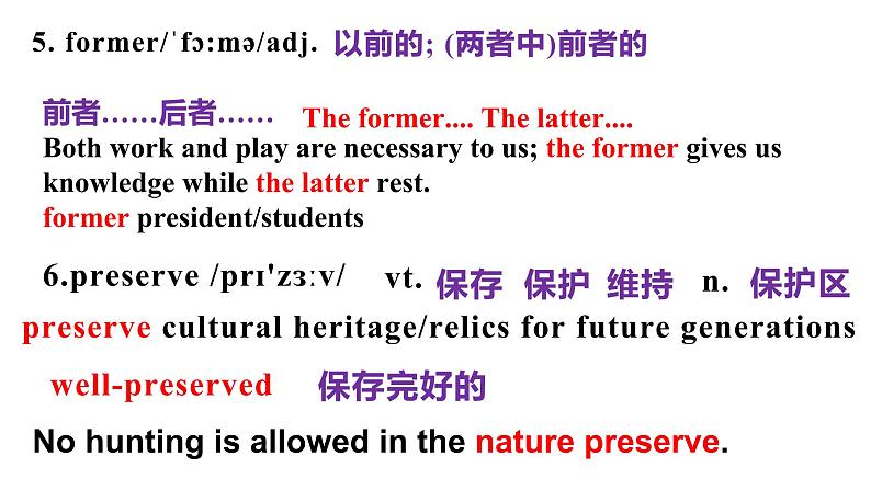 Unit 1 Cultural Heritage Vocabulary 课件 -2022-2023学年高中英语人教版(2019)必修第二册04