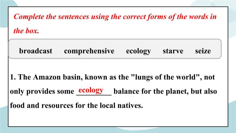 Unit 3 Environmental Protection Learning about Language 课件＋练习（原卷＋解析卷）03