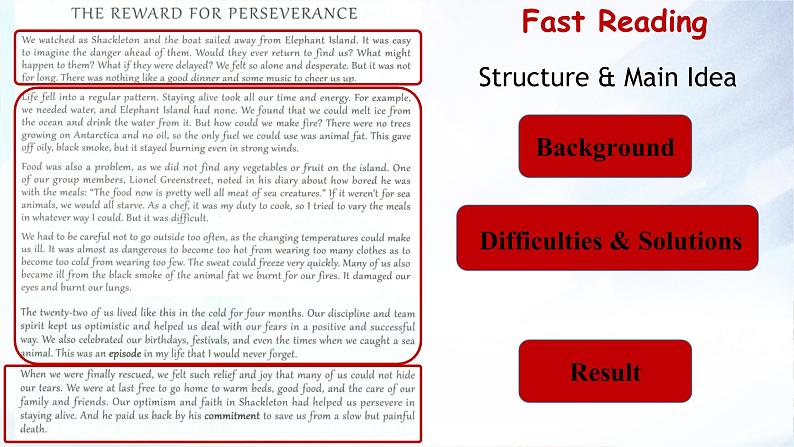 Unit 4 Adversity and Courage Reading for Writing课件 2022-2023学年高中英语人教版选择性必修第三册06