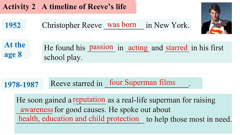 Unit 6 Lesson 3 The Superhero Behind Superm.课件-2022-2023学年高中英语北师大版(2019)必修第二册第4页