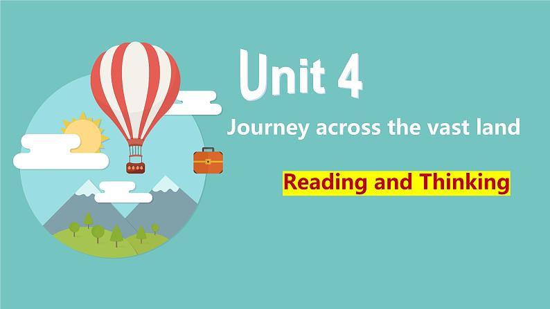 Unit4 Reading and Thinking 课件 -2022-2023学年高中英语人教版(2019)选择性必修第二册01