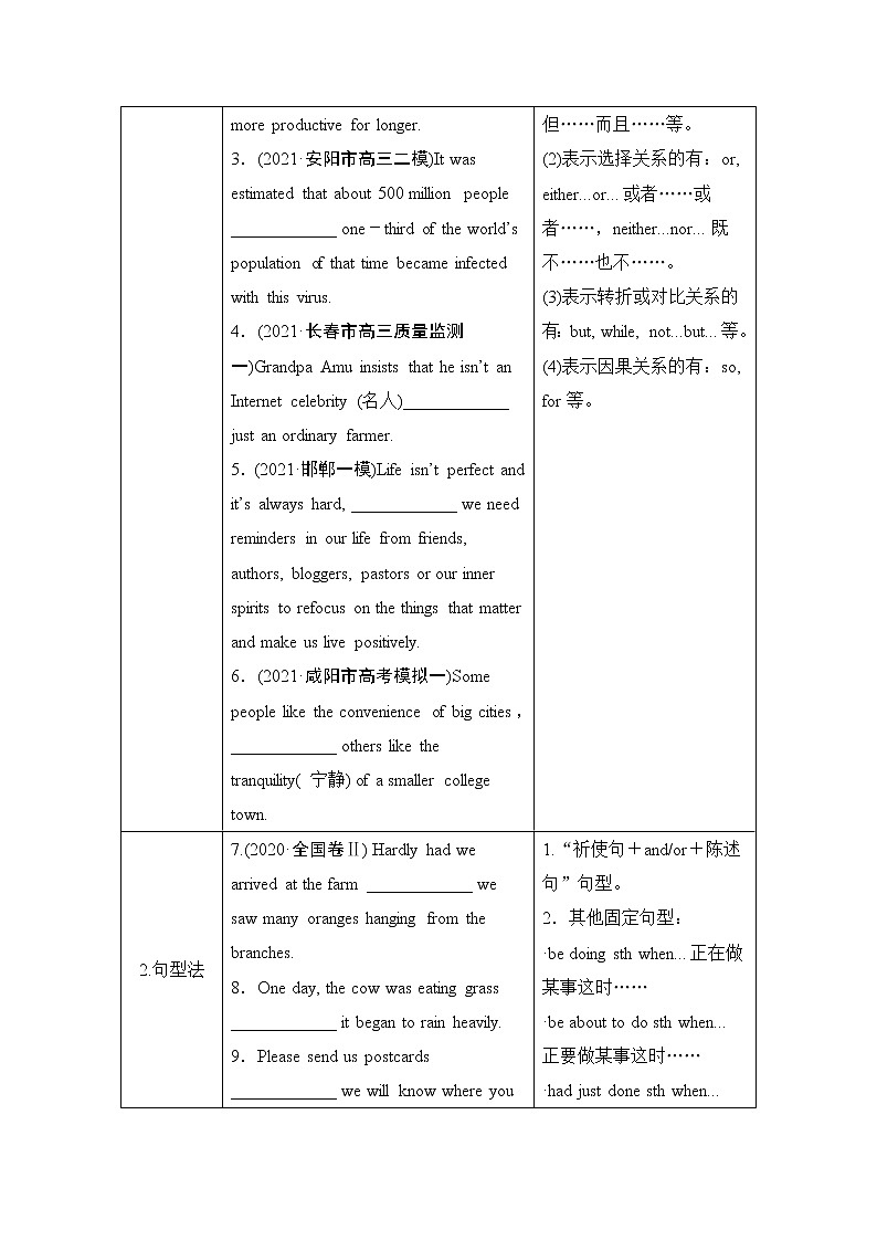高中英语高考层级二 第二节 如何巧取连词题-2022年新高考英语二轮复习提分秘籍专题四:语法填空(第二讲)第2页