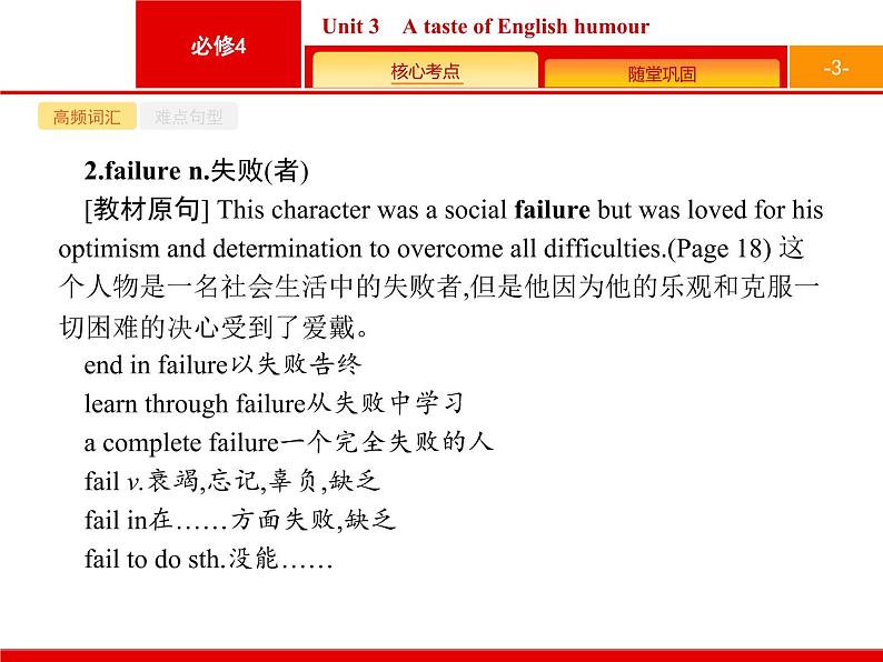 高中英语高考Unit 3 A taste of English humour课件PPT03