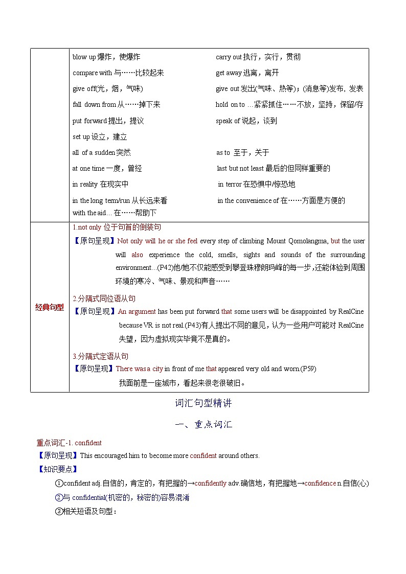 高中英语高考M4 Unit 3 Tomorrow’s World(讲)-2022年高考英语一轮复习讲练测(新高考•江苏)(学案)第3页