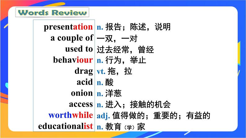 U1 Relationship Lesson 1 高二英语上学期 课件03