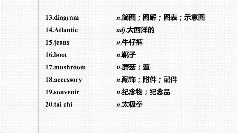 高考英语一轮复习课件 第1部分 教材知识解读 必修第3册 Unit 3 Diverse Cultures08