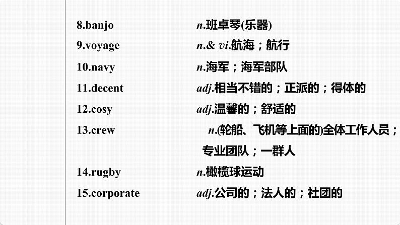 高考英语一轮复习课件 第1部分 教材知识解读 选择性必修第3册 Unit 4 Adversity and Courage第7页