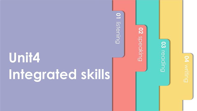 高中英语牛津译林版(2020)选择性必修第四册 课件 Unit 4 Intergrated skills01