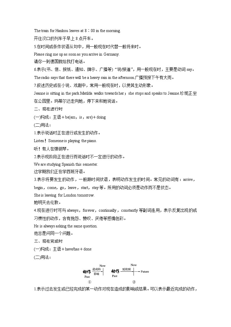 高中外研版英语新教材必修第1册 Unit 3 4 Grammar第2页