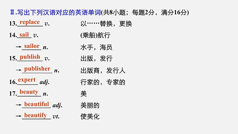 高中外研版英语新教材必修第1册课件+讲义 Unit 6 第03讲 Using language&Developing ideas06