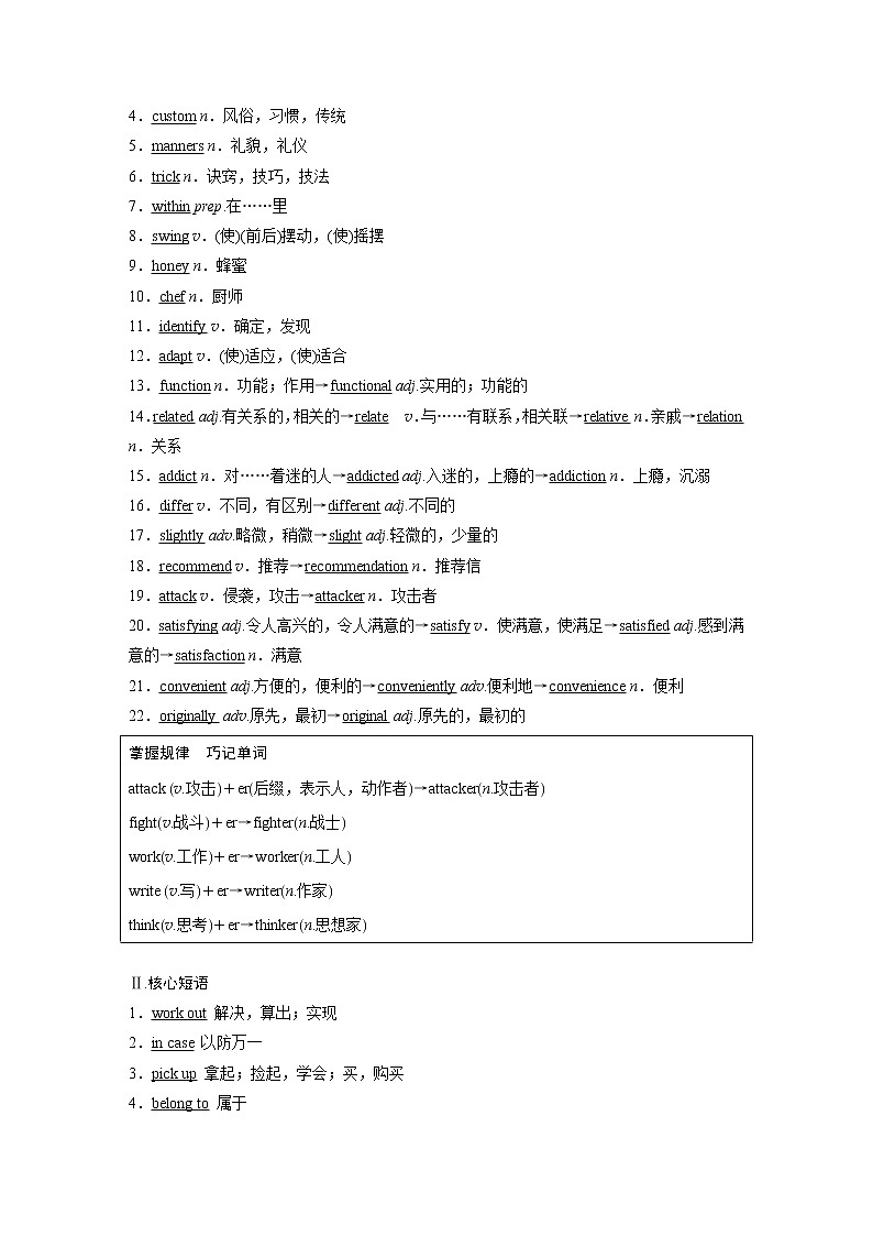高中外研版英语新教材必修第2册课件+讲义 Unit 1 第03讲 Using language&Developing ideas02