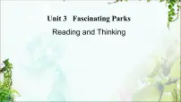 高中英语人教版 (2019)选择性必修 第一册Unit 3 Fascinating Parks教学课件ppt